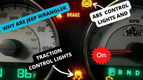 abs and traction control light on but no codes