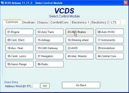 abs module coding vcds