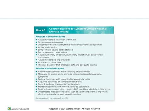 absolute and relative contraindications to exercise acsm