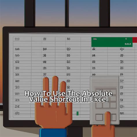 absolute value excel shortcut