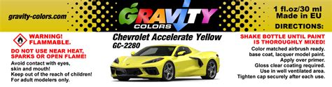 accelerate yellow paint code