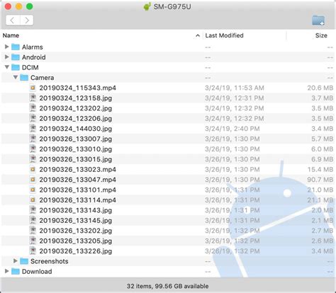 access android file system from mac
