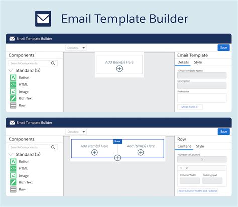 access email template builder salesforce