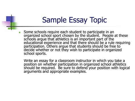 accuplacer essay topics list pdf