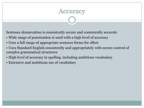 accuracy in a sentence science