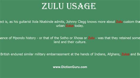 accurate meaning in zulu examples