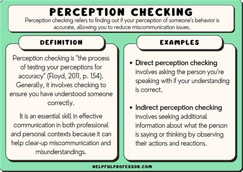 accurate perception examples