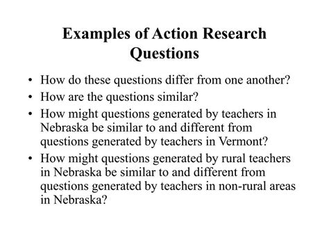 action research questions examples pdf