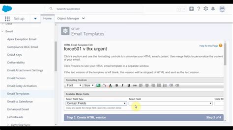 activate email template builder salesforce