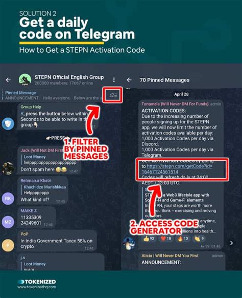 activation code for telegram