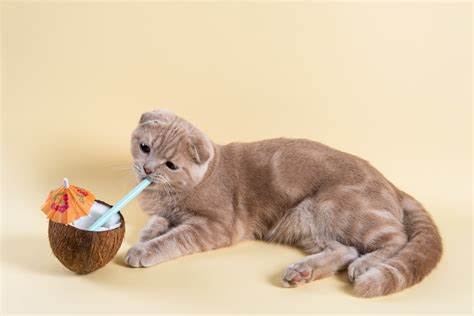 coconut water for active cats