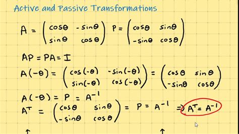 active vs passive transformation