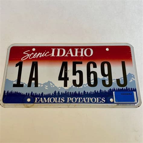 ada county idaho license plates