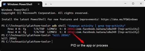 adb command to kill all process