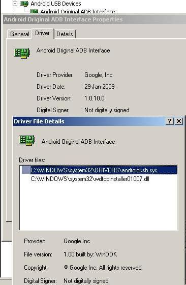 adb driver error code 10