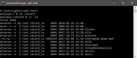 adb shell commands