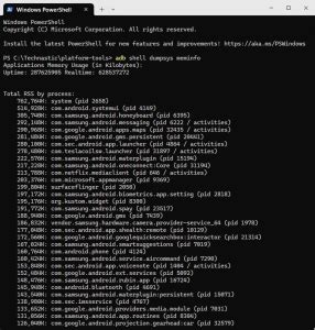 adb shell kill process