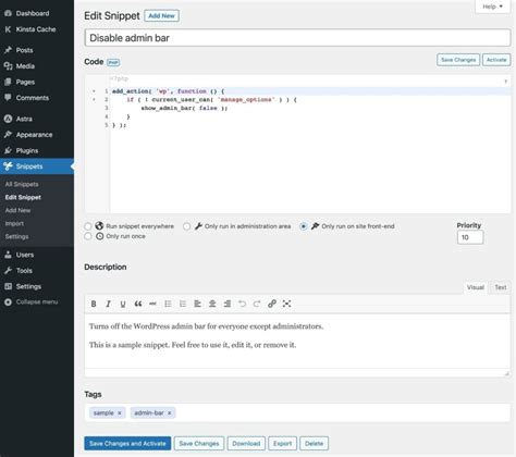 add code to functions php wordpress plugin