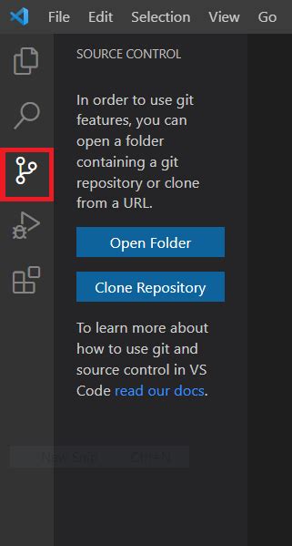 add git credentials to vs code