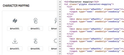 add icon code in html