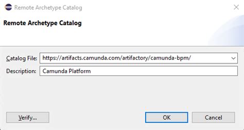Add Maven Archetype Catalog Eclipse
