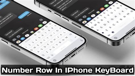 add number row to iphone keyboard reddit