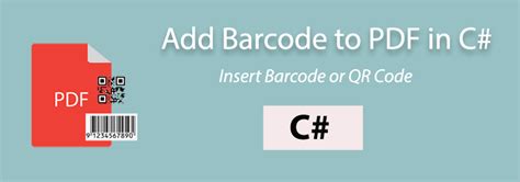 add qr code to pdf c#