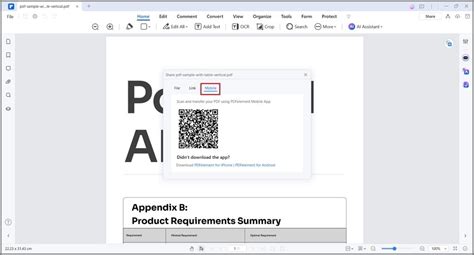 add qr code to pdf file