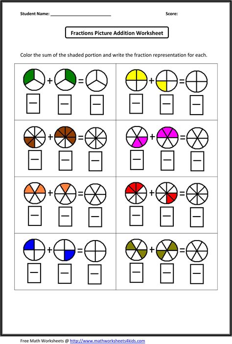 adding fractions activities