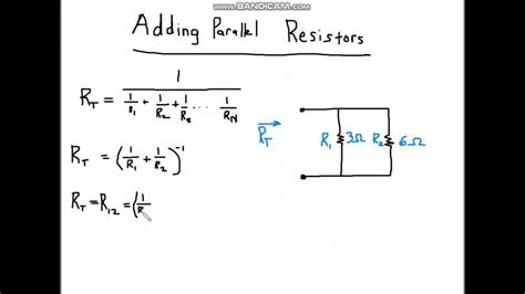 adding resistors in parallel