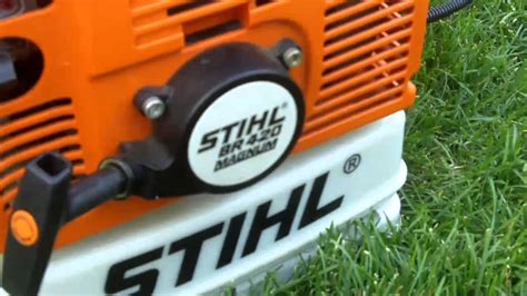 adjusting idle on stihl blower