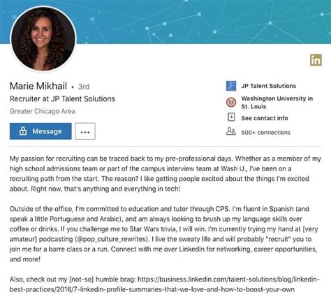 administrative assistant linkedin description