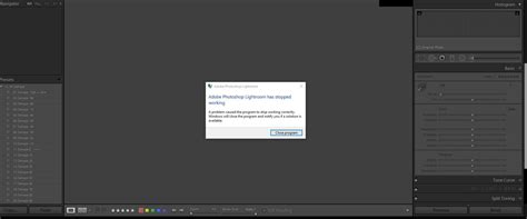 adobe lightroom develop module not working mac