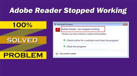 adobe reader not working on android