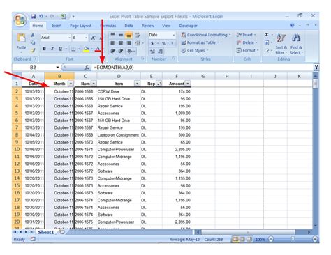 advanced excel pivot table practice exercises