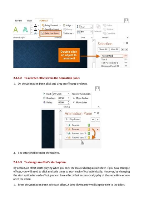 advanced features of ms powerpoint class 8