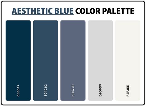 aesthetic blue color code