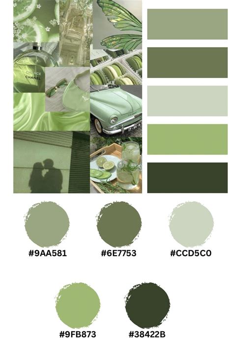 aesthetic green colour code