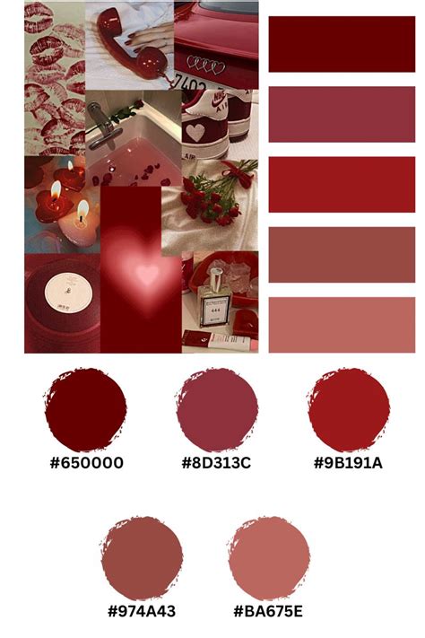 aesthetic red hex code