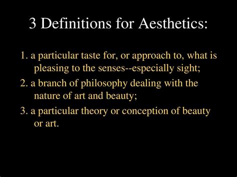 aesthetics definition and examples