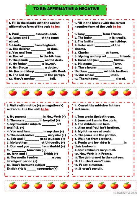 affirmative to negative sentences worksheet with answers pdf grade