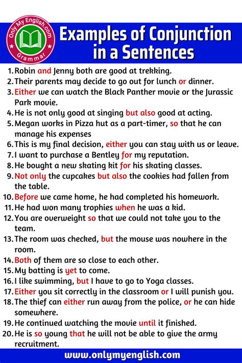 after as a conjunction in a sentence examples