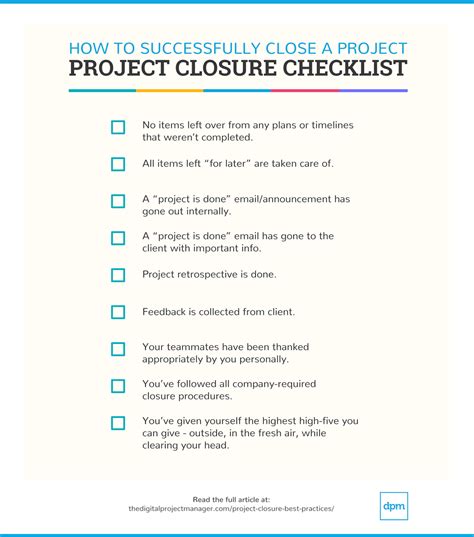 agile project closure report template