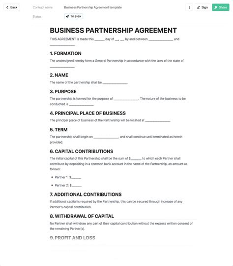 agreement example
