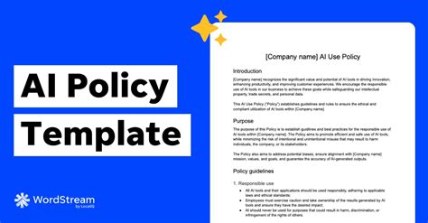 Ai Policy Template Uk