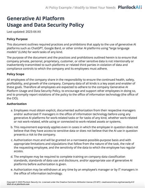 ai use policy examples