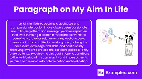 aim in life examples