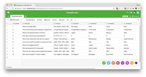 airtable api examples
