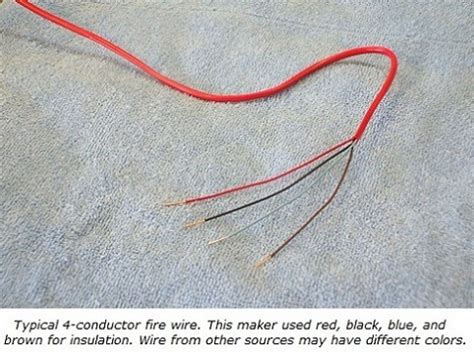 alarm wiring colour code