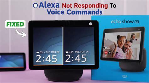 alexa show not responding to voice commands